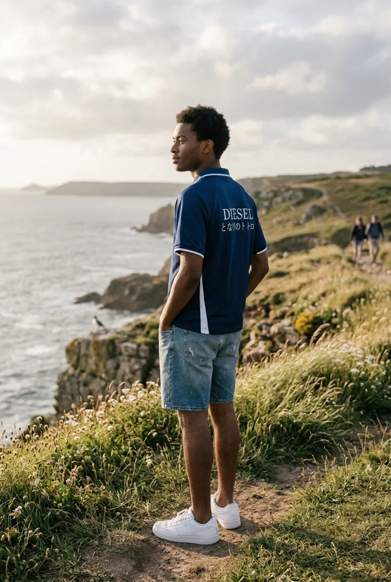 Polo Marine porté, photo 1